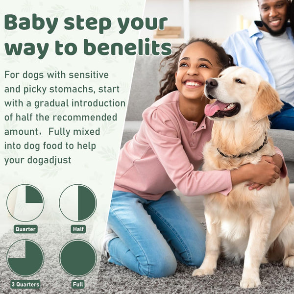 Dog Teeth Cleaning Powder, Dog Dental Powder, Dog Dental Care, Targets Tartar & Bad Breath & Reduces Plaque, Dental Powder for Dog Teeth Cleaning, Green6