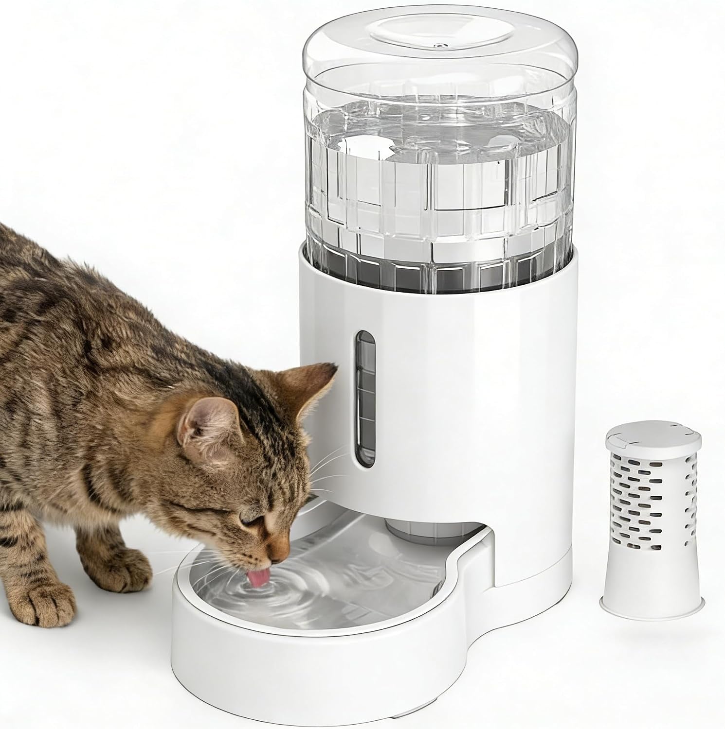 junspow-cat-water-dispenser-and-stainless-steel-bowl-automatic-gravity-water-dispenser-for-cats-or-small-medium-size-dogs-large-capacity-easy-to-clean-and-safe-for-pets