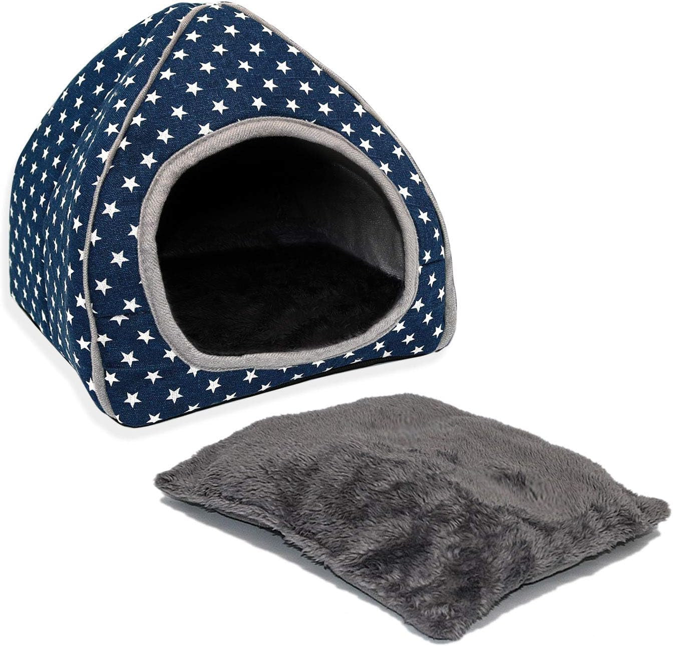 bwogue-guinea-pig-bed-hideout-washable-hamster-cave-for-small-animals-removable-cushion-for-cleaning-warm-fleece-nest-washable-bed-10-23-x-10-23-x-11-in-dwarf-rabbits-hedgehogs
