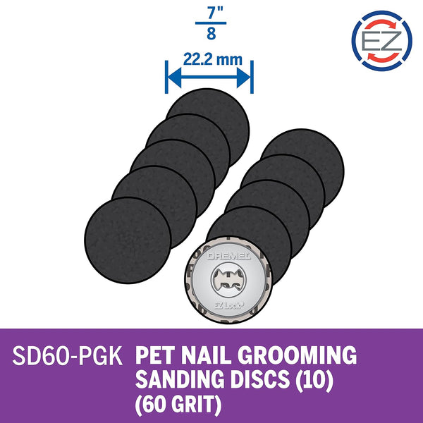 Dremel SD60-PGK EZ Lock Pet Nail Grooming Sanding Discs2
