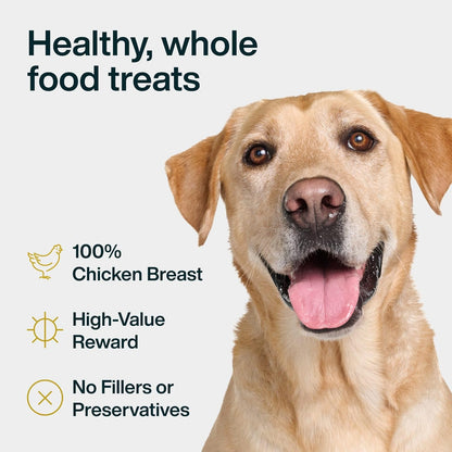 Just Food for Dogs Single Ingredient Healthy Dog Treats and Dog Snacks, Jerky Treats, Human Grade, Preservative and Grain Free, Rawhide Free Chews, Low Calorie Treat - Chicken Breast, 5 Oz | Human Grade Chicken Treats for Dogs, Jerky Dog Snacks, Preservative & Grain Free, Rawhide Free Chews, Low Calorie Treat4