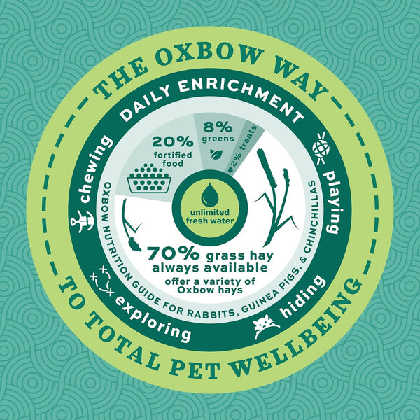 Oxbow Forage Wise Adult Guinea Pig Food, Foraging Pellet Mix, 4 Lb | Guinea Pig Pellets, Foraging Mix with Timothy Hay and Vitamin C, Prevents Selective Feeding, No Artificials, Made in USA9