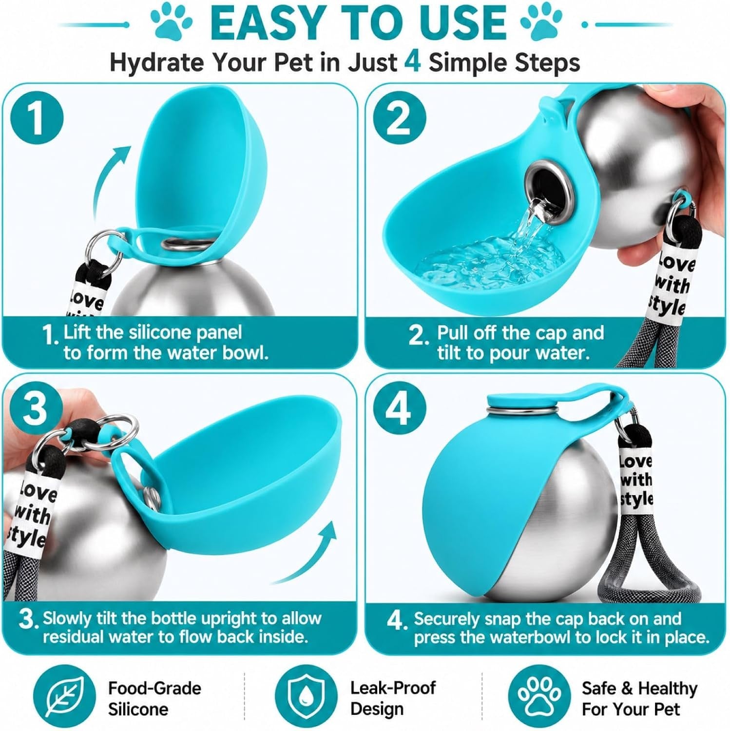 portable-dog-water-bottle-10oz-stainless-steel-travel-dog-water-dispenser-with-bowl-no-spill-puppy-water-bottle-for-walking-hiking-small-dog-water-bottles-leak-proof-collapsible-silicone-bowl