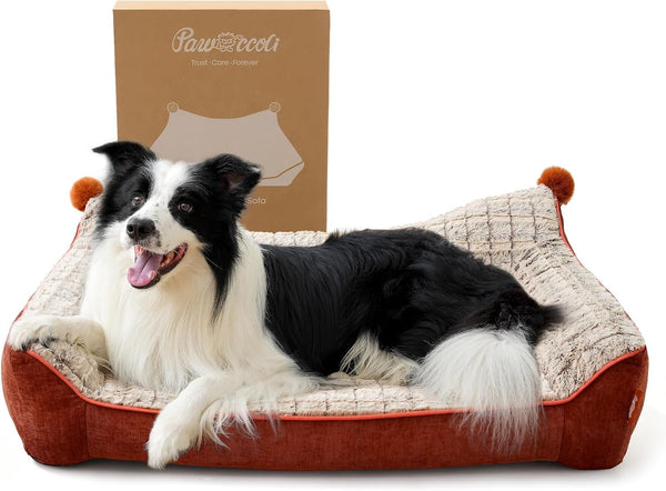 Orthopedic Dog Couch for Medium & Large Dogs, Waterproof Sofa Beds (43''×32''×8'')10
