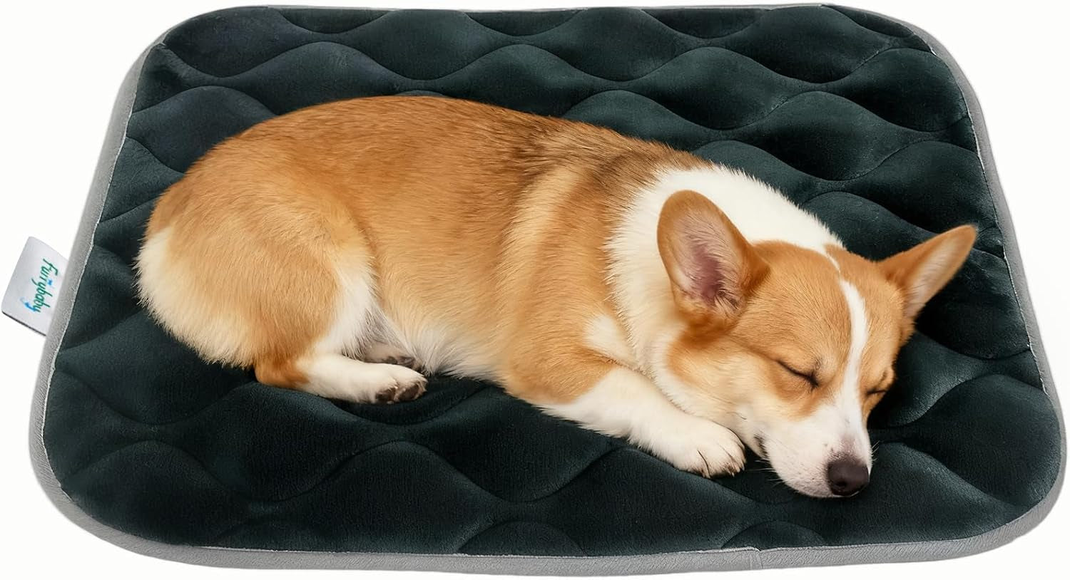 furrybaby-dog-bed-mat-flat-crate-mat-with-anti-slip-bottom-machine-washable-pet-kennel-pad-for-dog-sleeping-xs-22x13-grey-mat
