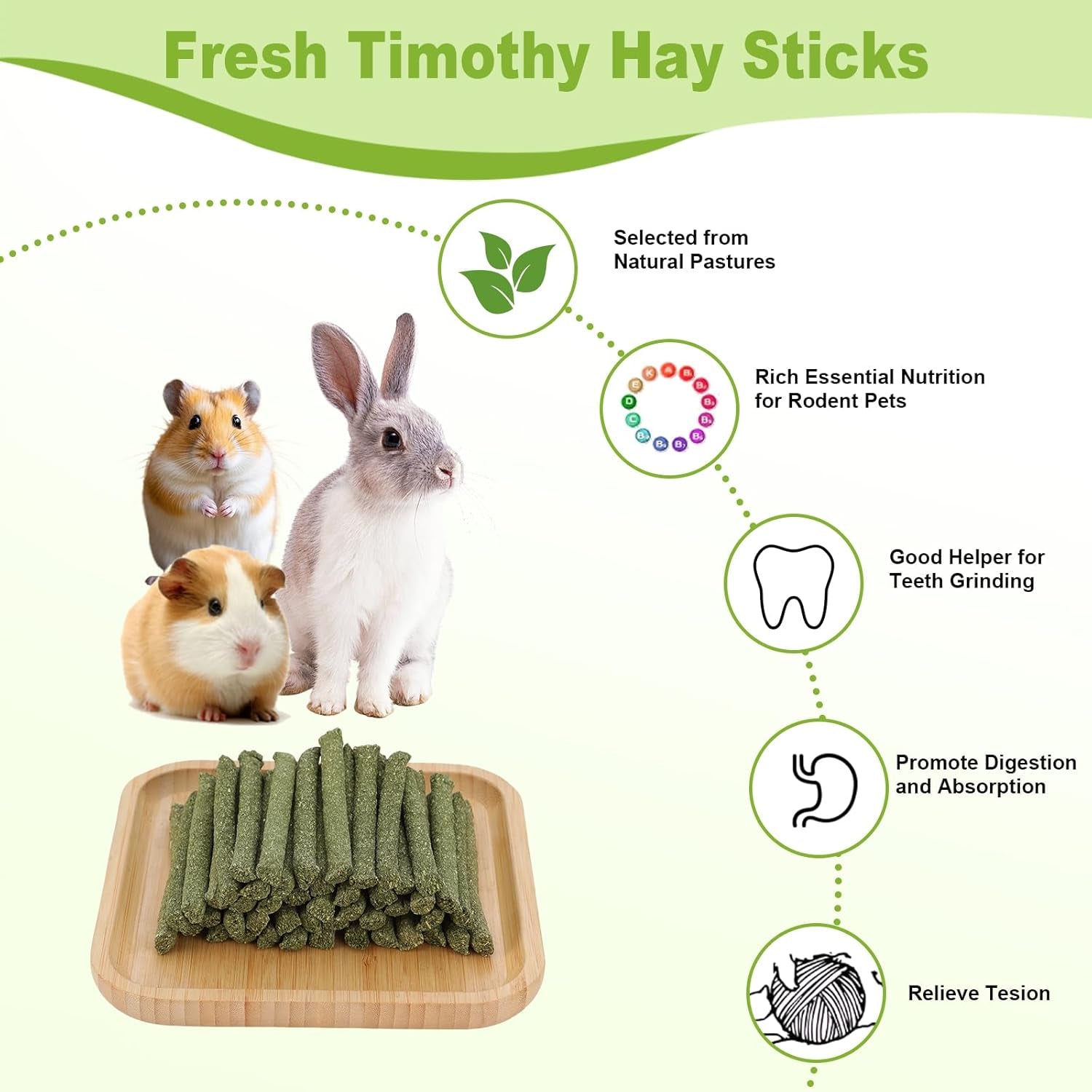 100pcs-timothy-hay-sticks-for-rabbits-guinea-pigs-chinchillas-chew-treats-natural-timothy-grass-molar-teeth-stick-bunny-chew-toys-for-rabbits-chinchillas-guinea-pigs-hamsters-rodents