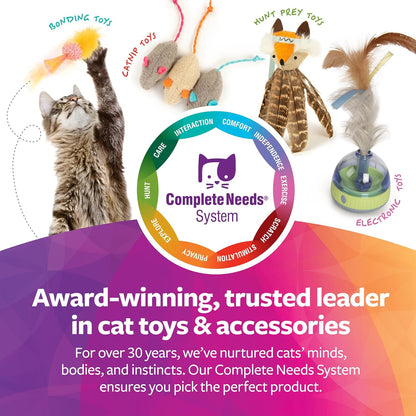 Smartykat Chickadee Chirp Electronic Sound Cat Toy, Contains Catnip, Battery Powered - Light Brown, One Size6