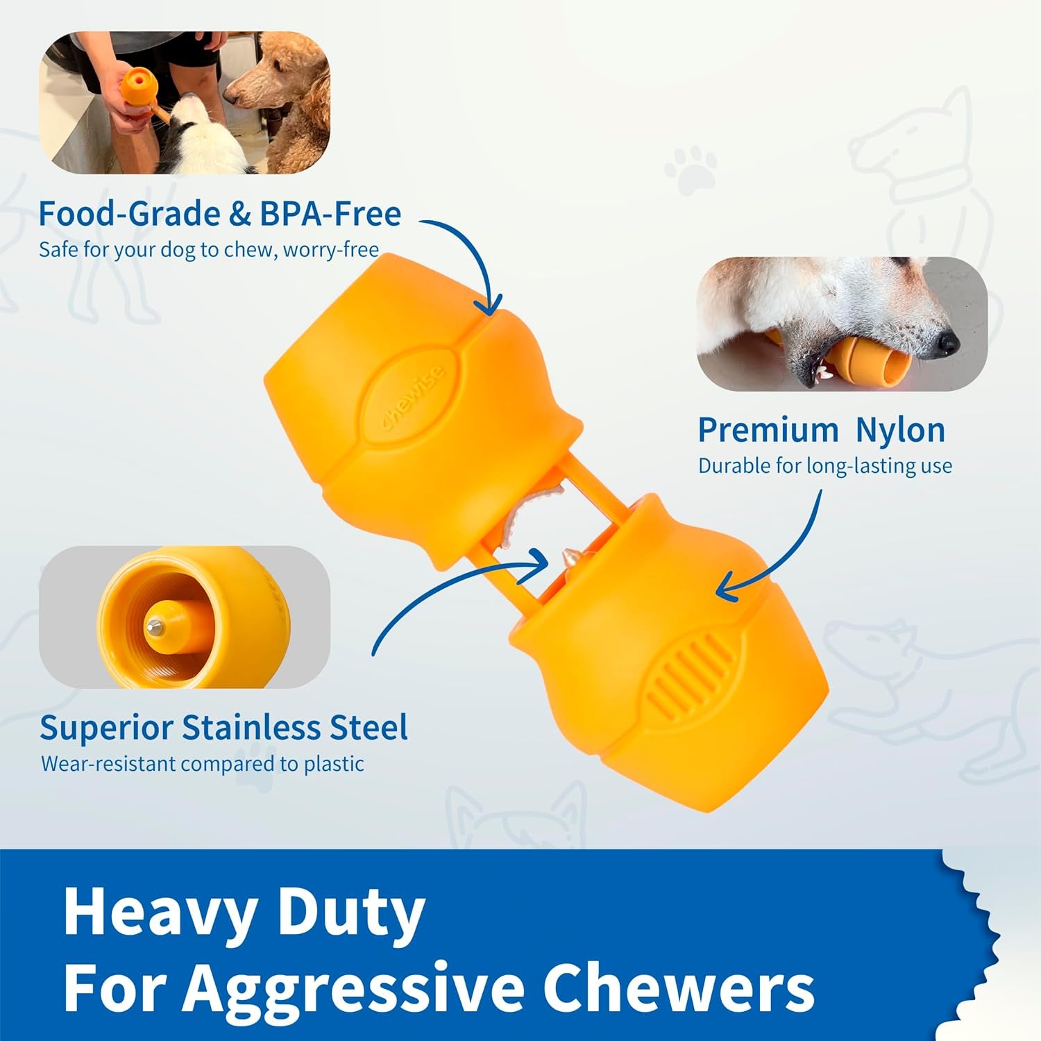 petclan-chewise-bully-stick-holder-for-dogs-metal-teeth-dog-chew-holder-prevents-choking-fits-most-dogs-bully-sticks-most-chews-metal-teeth-grip-to-the-last-inch-bpa-free-dishwasher-safe