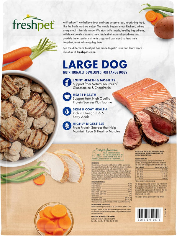 Freshpet Healthy & Natural Large Dogs/Breeds Dog Food, Fresh Multi Protein Recipe, 5Lb3