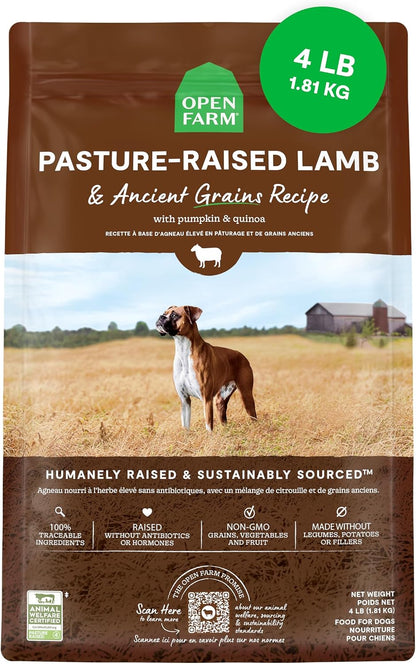 Open Farm Ancient Grains Dry Dog Food, Wild Caught Salmon Kibble, 22Lb Bag | All Life Stages, All Breed Sizes, Protein-Rich & Nutrient Dense, 100% Traceable Ingredients, Non-Gmo Fruits & Veggies.13