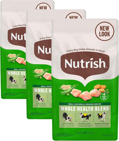 Nutrish Real Chicken & Veggies Recipe Whole Health Blend Dry Dog Food, 14 Lb. Bag, Packaging May Vary (Rachael Ray)13