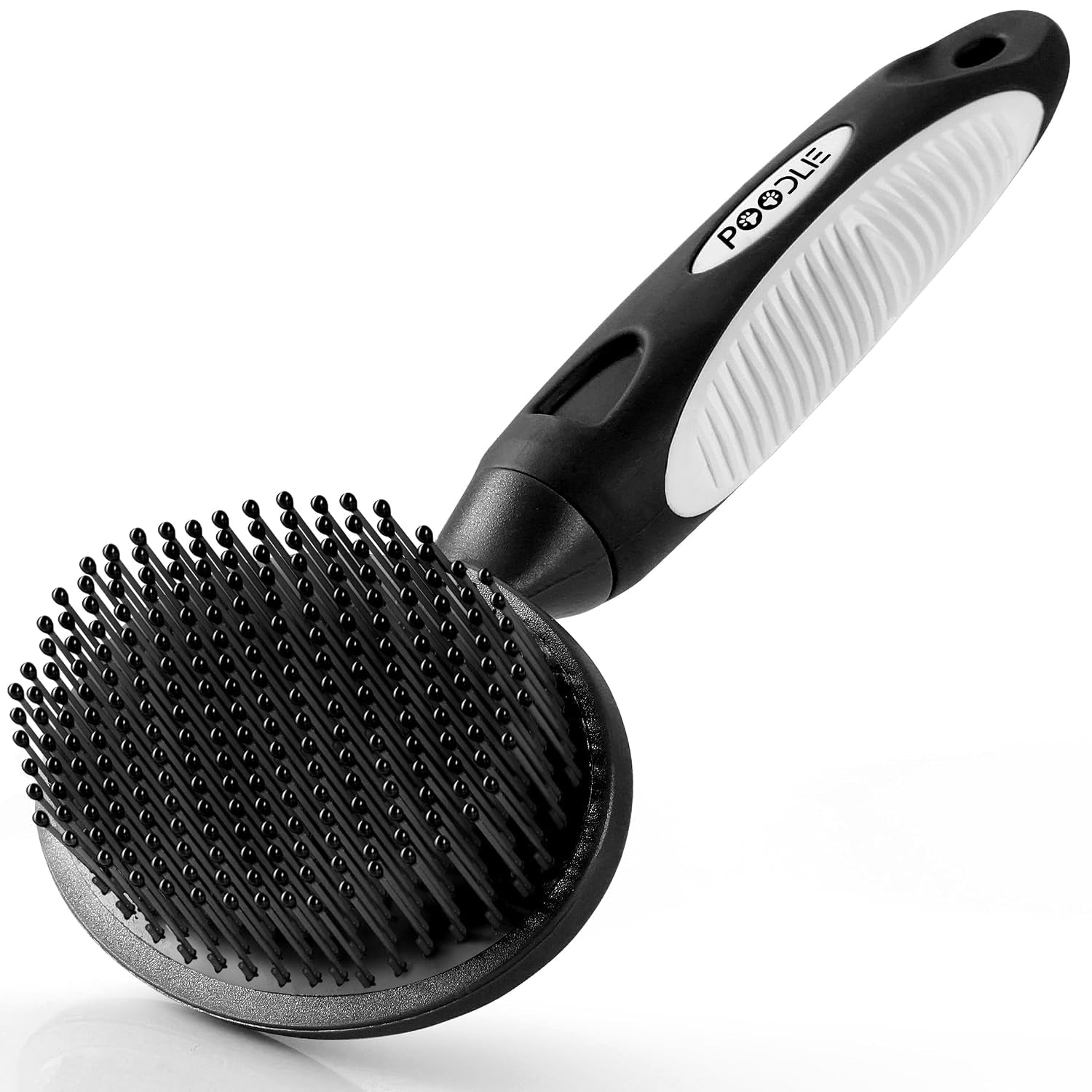 round-bristle-pet-brush-for-dogs-and-cats-soft-dog-brush-for-grooming-short-or-long-hair-gentle-tool-for-sensitive-skin-removes-dander-dirt-and-detangles-purple