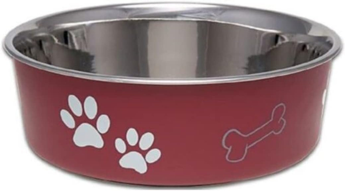 loving-pets-bella-dog-bowls-stainless-steel-dog-cat-bowls-spill-proof-dog-food-bowl-cat-bowl-puppy-essentials-pet-supplies-great-for-home-travel-medium-20-35-lbs-blueberry