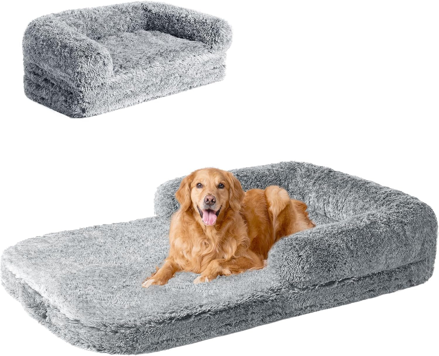 eheyciga-foldable-xxl-dog-bed-memory-foam-46x34x6-5-fluffy-cover-grey