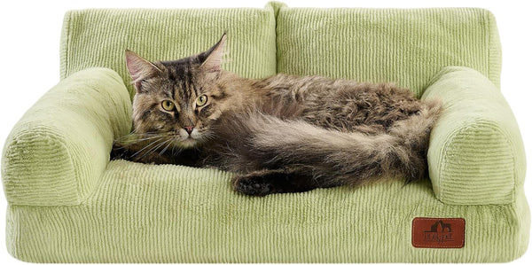 Hollypet Small Dog Large Cat Bed Puppy Couch Beds for Pets up to 25 Lbs | Fluffy Dog Cat Couch Plush Soft Warming Pets Beds with Machine Washable Cover and Non-Slip Bottom23