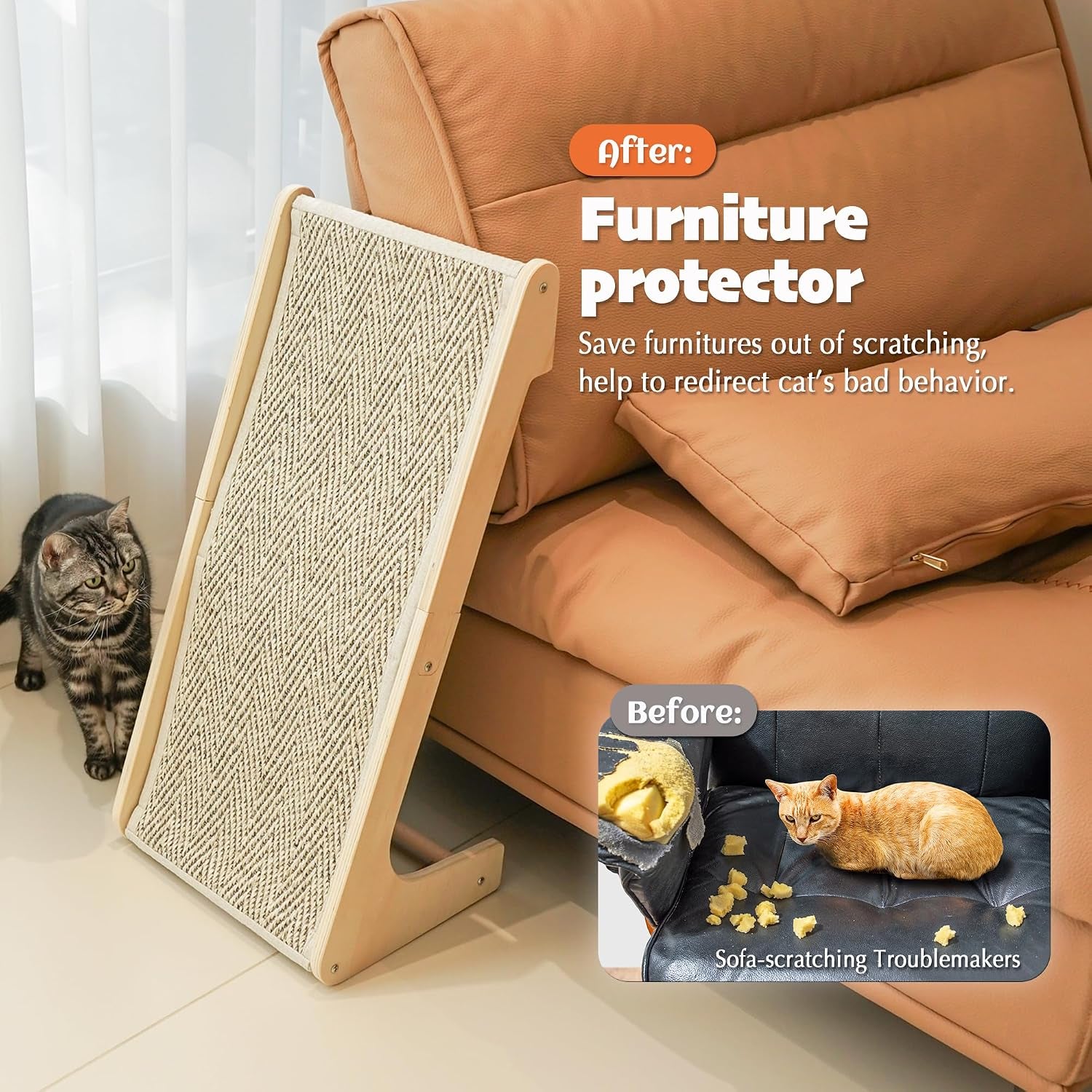 petkaray-sisal-cat-scratcher-ramp-l-shaped-scratching-post-and-scratch-pad-for-indoor-cats-couch-furniture-protector-chevron