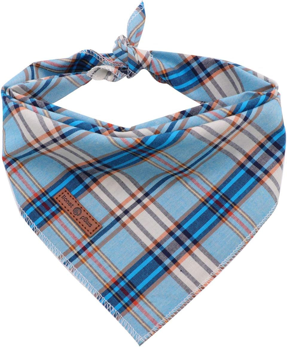 lionet-paws-dog-bandana-for-small-medium-large-dogs-cat-kerchief-blue-doit-triangle-bibs-scarf-for-girl-or-boy
