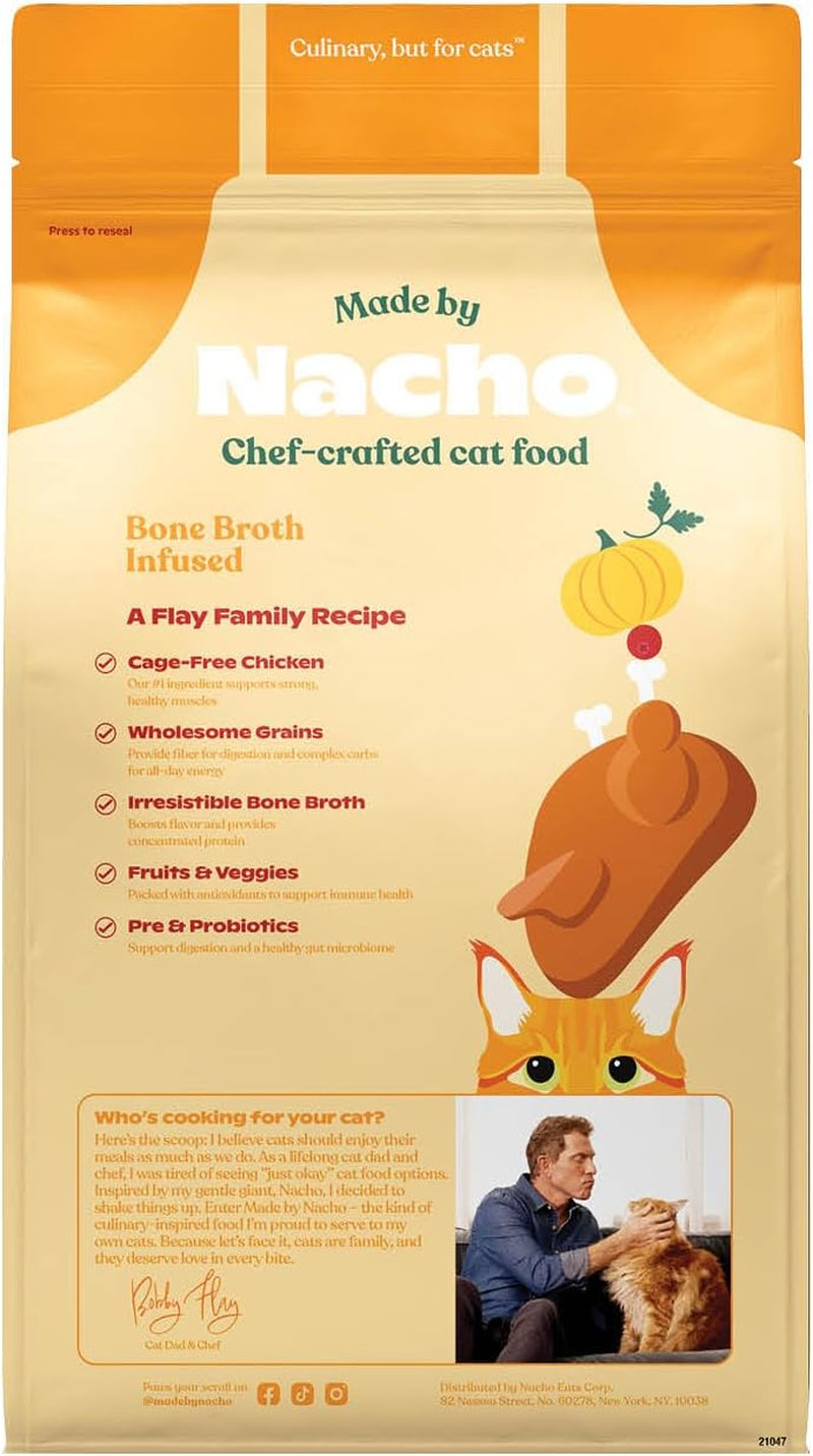 made-by-nacho-dry-cat-kibble-4lb-bag-high-protein-and-grain-friendly-premium-cat-food-cage-free-chicken-pumpkin-recipe-infused-with-bone-broth-for-hydration-limited-ingredients-single-bag