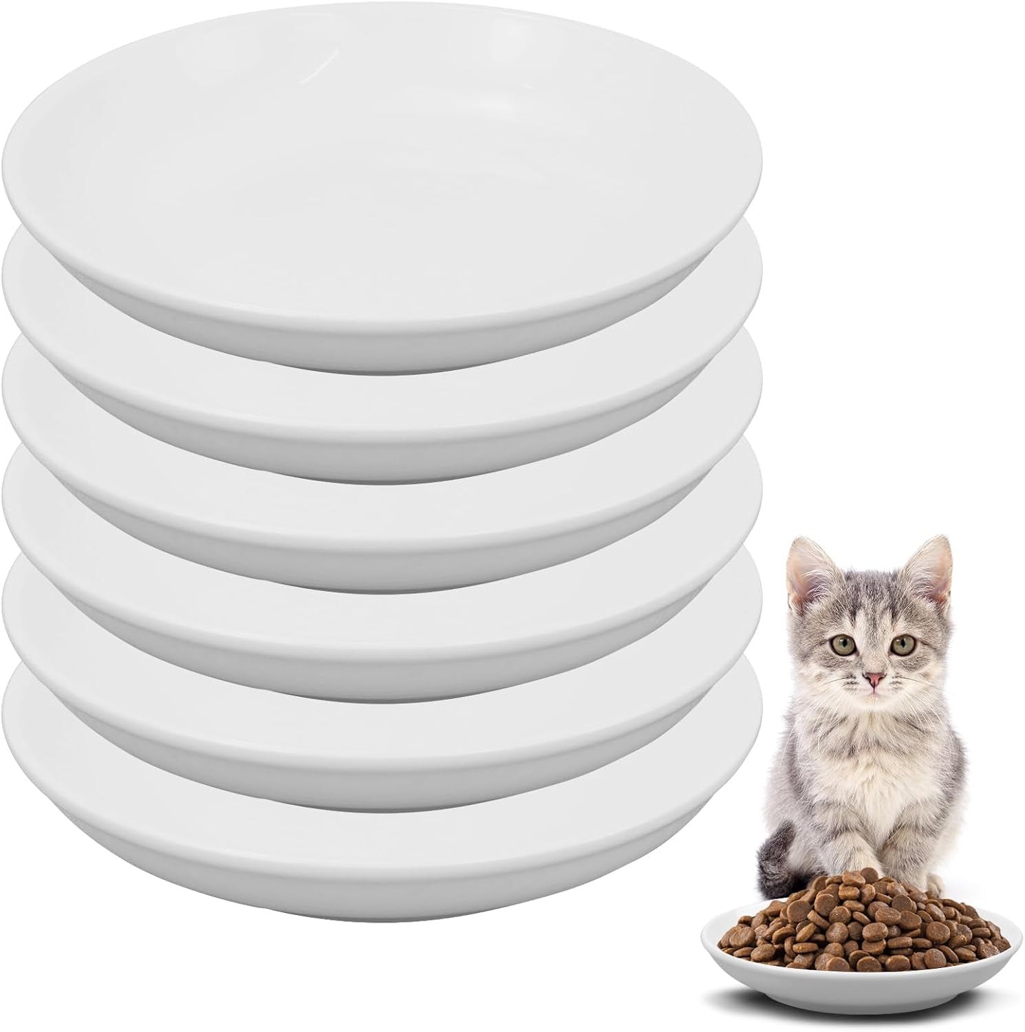 6-pack-cat-food-bowl-ceramic-cat-bowls-anti-whisker-fatigue-cats-bowl-set-5-5-inches-shallow-wide-kitten-plates-for-food-and-water-white-a