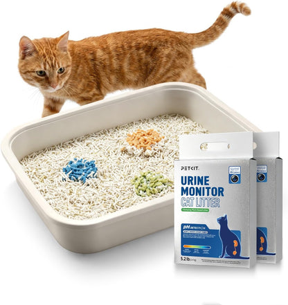PETKIT Tofu Cat Litter, Clumping Flushable, Urine Ph Detection Tofu Litter | 100% Natural Ingredients Plant Cat Litter, Dust-Free,Low Tracking and Odor Control9