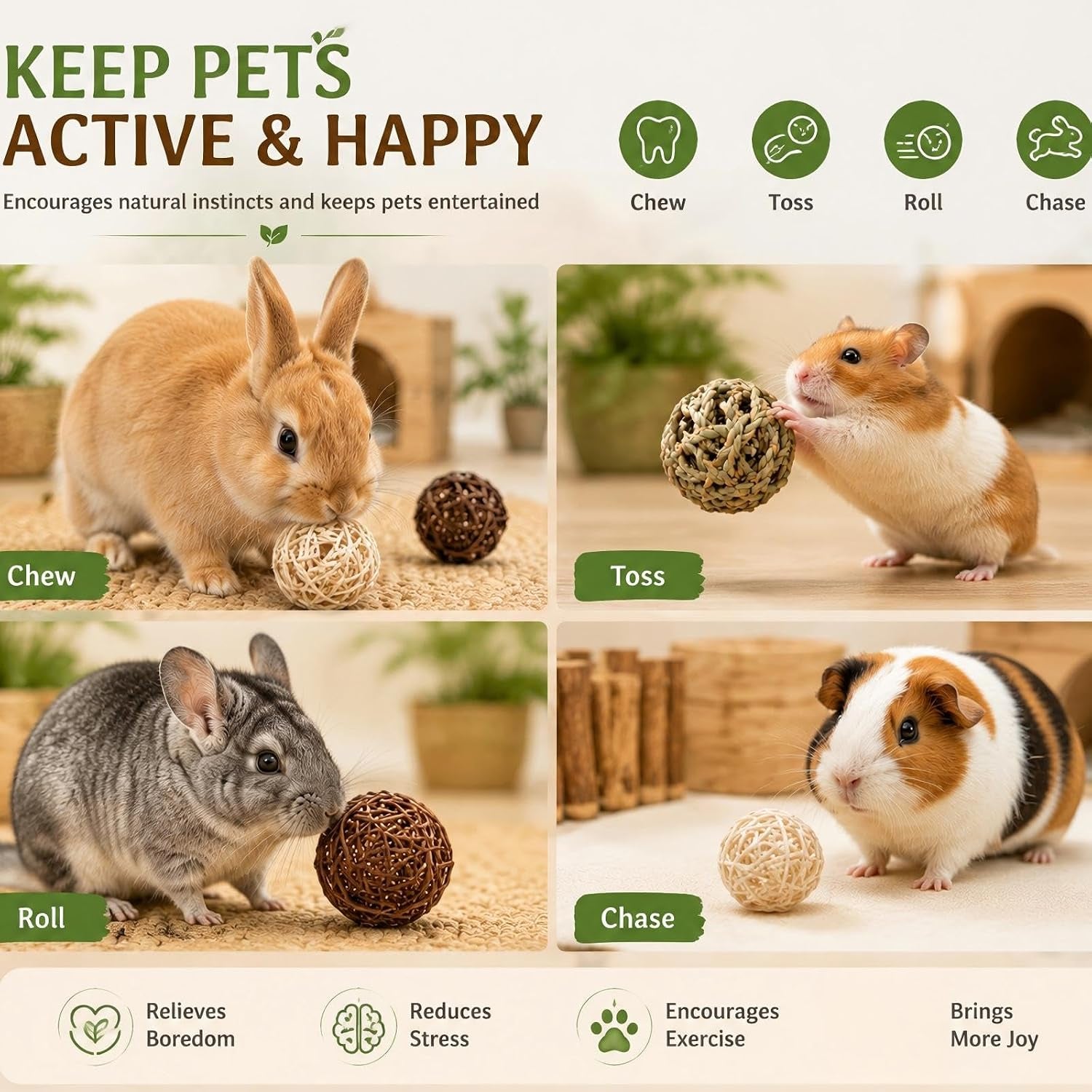 skylety-15-pieces-bunny-chew-balls-for-rabbits-small-animal-rolling-grass-toys-and-treats-for-guinea-pigs-chinchillas-hamsters-mice-teeth-grinding-gnawing-and-playclassic-style-1-97