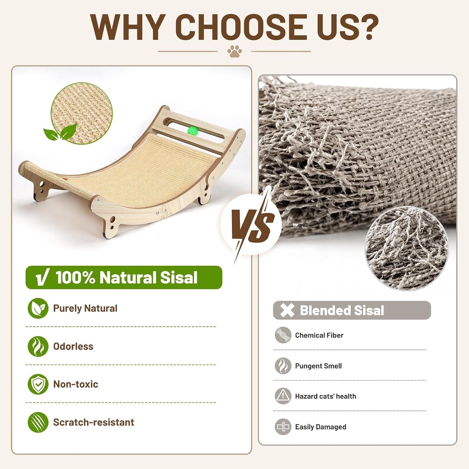 31-5-sisal-cat-scratcher-bed-with-bell-balls-wooden-cat-furniturexxl-cat-scratching-post-for-indoor-cats-hammock-natural-sisal-cat-scratch-anti-slip-and-stable-without-shaking-easy-to-install