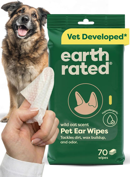 Earth Rated Dog Wipes for Paws & Butt, Deodorizing, Unscented, 100Ct | Hypoallergenic, 3-In-1 Cleaning and Hydrating, for Grooming Paws, Body and Butt21