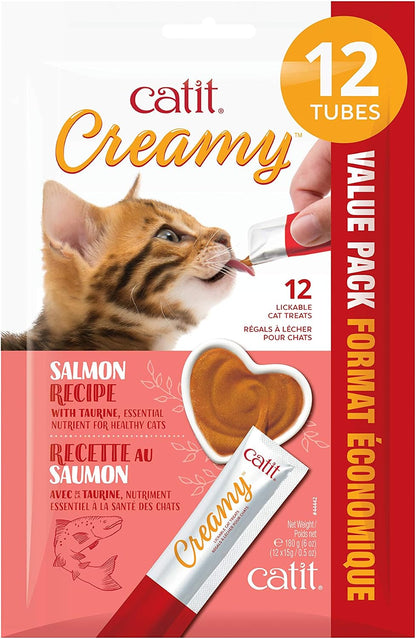 Catit Creamy Lickable Cat Treat – Hydrating and Healthy Treat for Cats of All Ages - Assortment, 72-Pack13