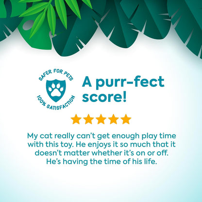 Smartykat Hidden Hijinks Toy for Indoor Cats & Kittens, Electronic Interactive Motion Toy, Featuring Teaser Wand, plus Replaceable Batteries Included6