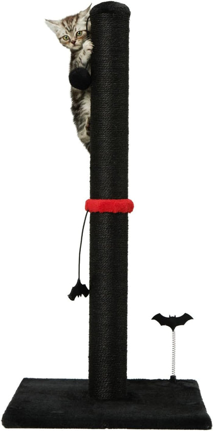MECOOL Cat Scratching Post Premium Basics Kitten Scratcher Sisal Scratch Posts with Hanging Ball 22In for Kittens or Smaller Cats (22 Inches for Kitten, Beige)18