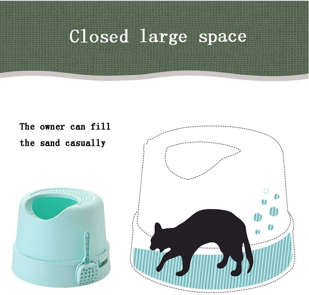 dog-potty-training-toilet-top-entry-cat-litter-bowl-anti-splashing-toilet-semi-closed-tray-fully-enclosedwhite