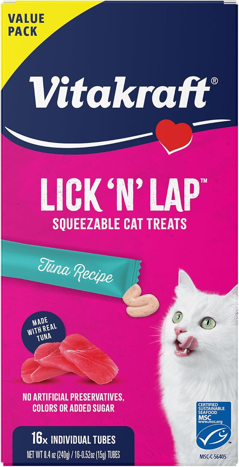 vitakraft-lick-n-lap-real-salmon-squeezeable-liquid-cat-treats-lickable-salmon-broth-1-ingredient-no-artificial-colors-preservatives-or-added-sugar-for-hydration-0-52-oz-tubes-16-count