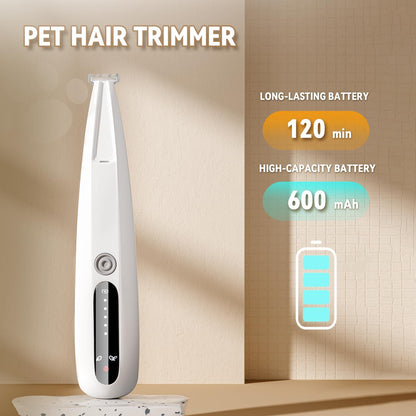 2026 New Pet Precision Trimmer, Dog Paw Trimmer with LED Light, Ultra Quiet | IP68 Waterproof, Dual-Speed Motor, Suit for Trimming Paw, Ear, Face, Butt, Eyebrows, USB Rechageble8