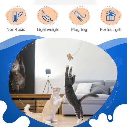 Cat Dancer Interactive Cat Toy - Fun and Fitness for Your Furry Friend - Engaging Paper Roll Attached with 30 Inches Flexible Spring Steel Wire for Playful Cats – 3 Pack6
