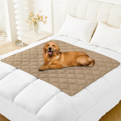 Smiry Waterproof Dog Bed Cover, Reversible Pet Blanket for Sofa Couch | Soft Washable Dog Blanket, Leakproof Couch Cover for Dogs Cats & Furniture Protection, 52X82, Grey/Dark Grey114