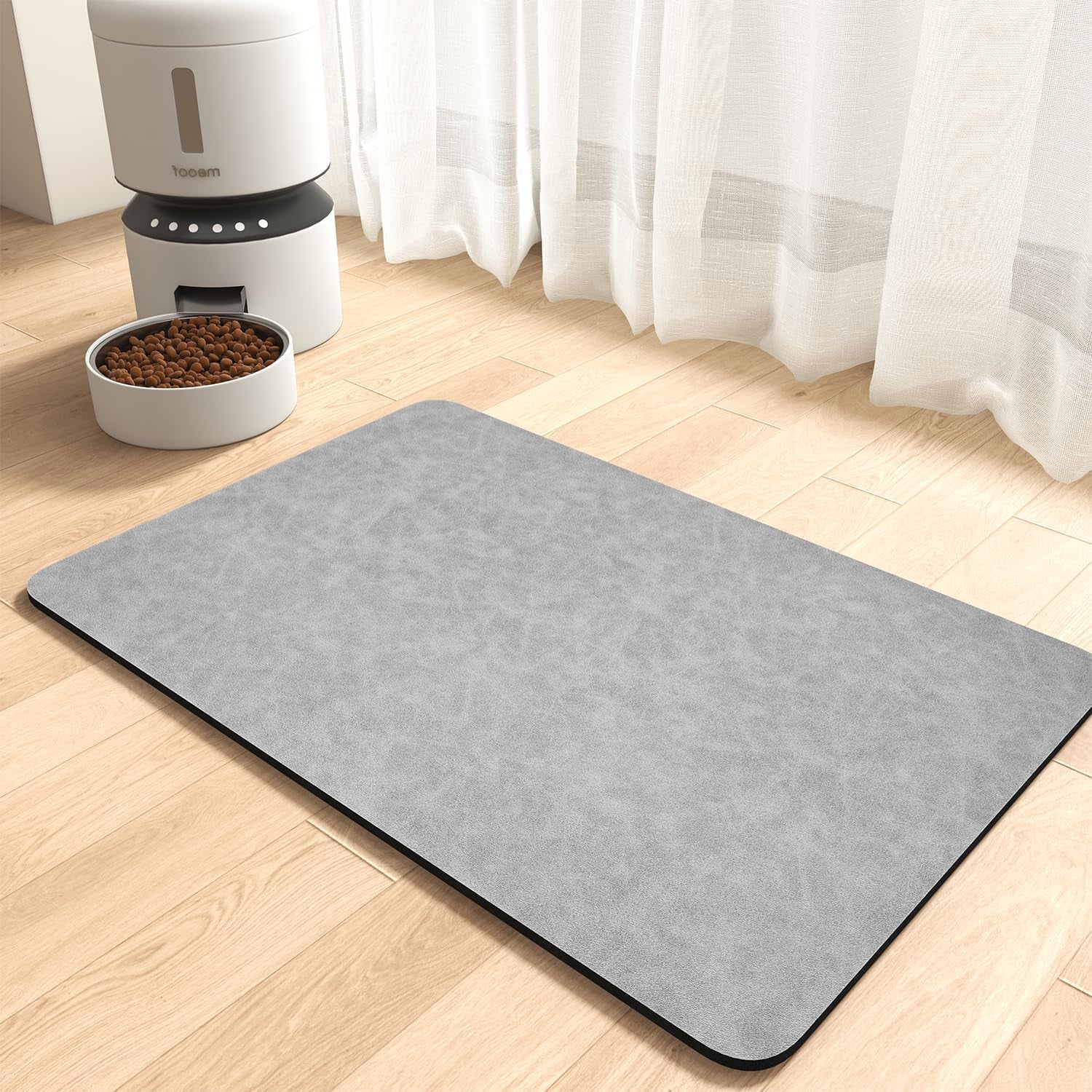 montvoo-absorbent-pet-feeding-mat-no-stains-pet-mat-for-food-and-water-bowl-quick-dry-cat-dog-food-mat-water-dispenser-mat-pet-supplies-mat-dog-water-bowl-mat-for-messy-drinker-brown-16x24