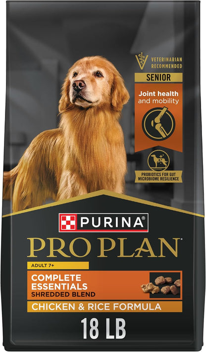 Purina Pro Plan Senior Dog Food with Probiotics for Dogs, Shredded Blend Chicken & Rice Formula - 34 Lb. Bag11