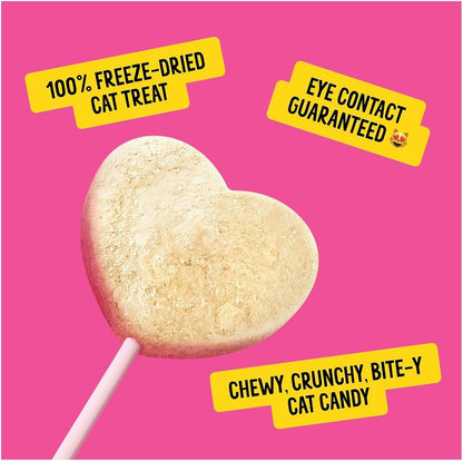 Bonkers Purr Pops Chicky Licks Freeze-Dried Cat Treats, 4-Count, 2 Packs with Cat Spring Toys2