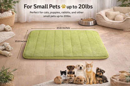 Washable Pet Bed Mat (23.6 X 15.8 Inch) – 3-Pack for Indoor/Outdoor Use, Soft Sleeping Mat for Cats, Small Pets, Kitty, Puppy, Rabbit – Cozy Bedding Pads for Pets up to 20Lbs2