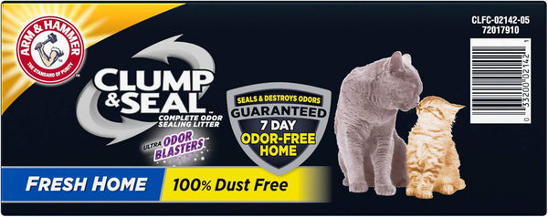 ARM & HAMMER Clump & Seal Cat Litter, Fresh Scent 14Lb11