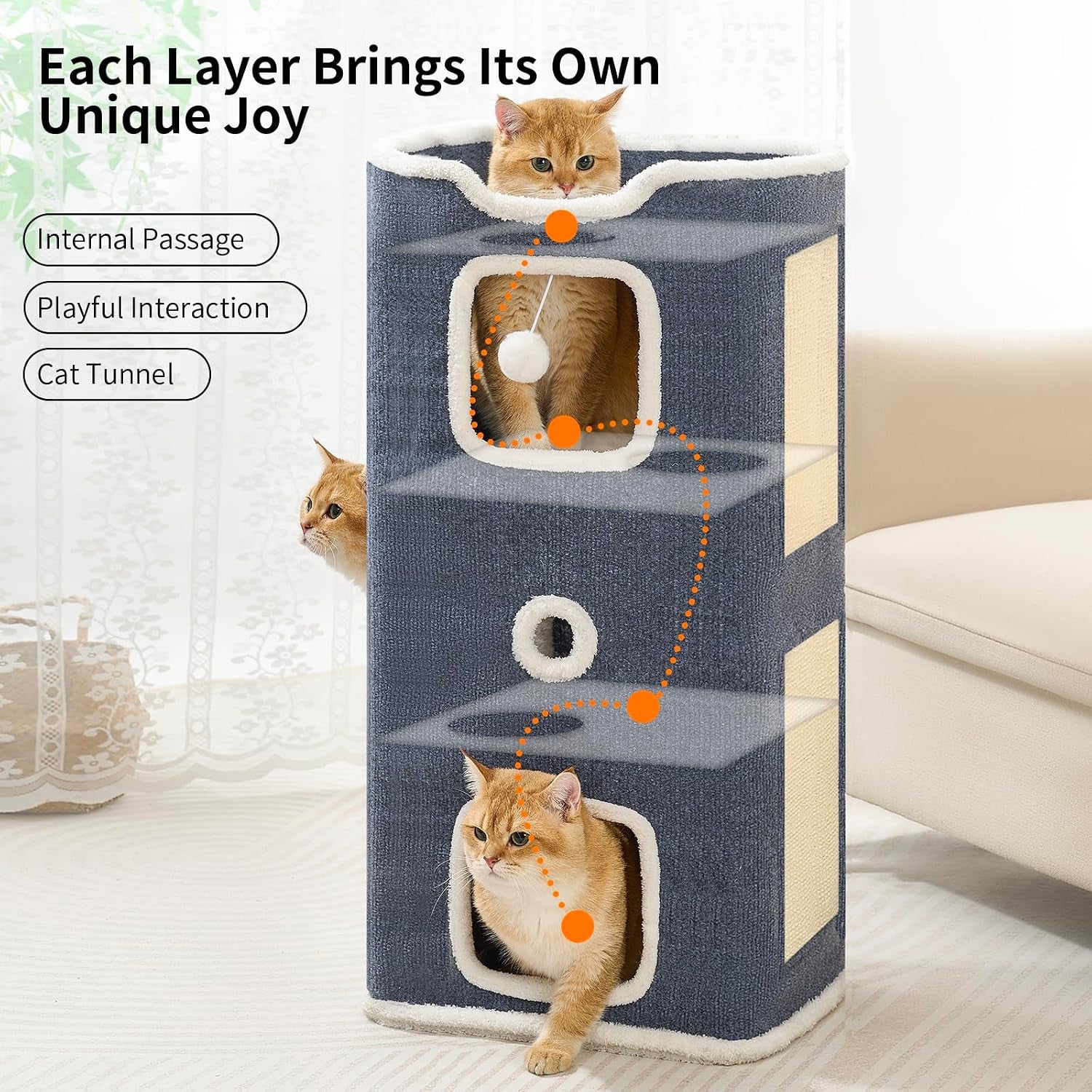 cat-house-cat-beds-for-indoor-cats-3-story-cat-condo-cube-with-scratch-pad-and-fluffy-ball-hanging-multi-level-cozy-hideout-center-ideal-for-small-medium-cats
