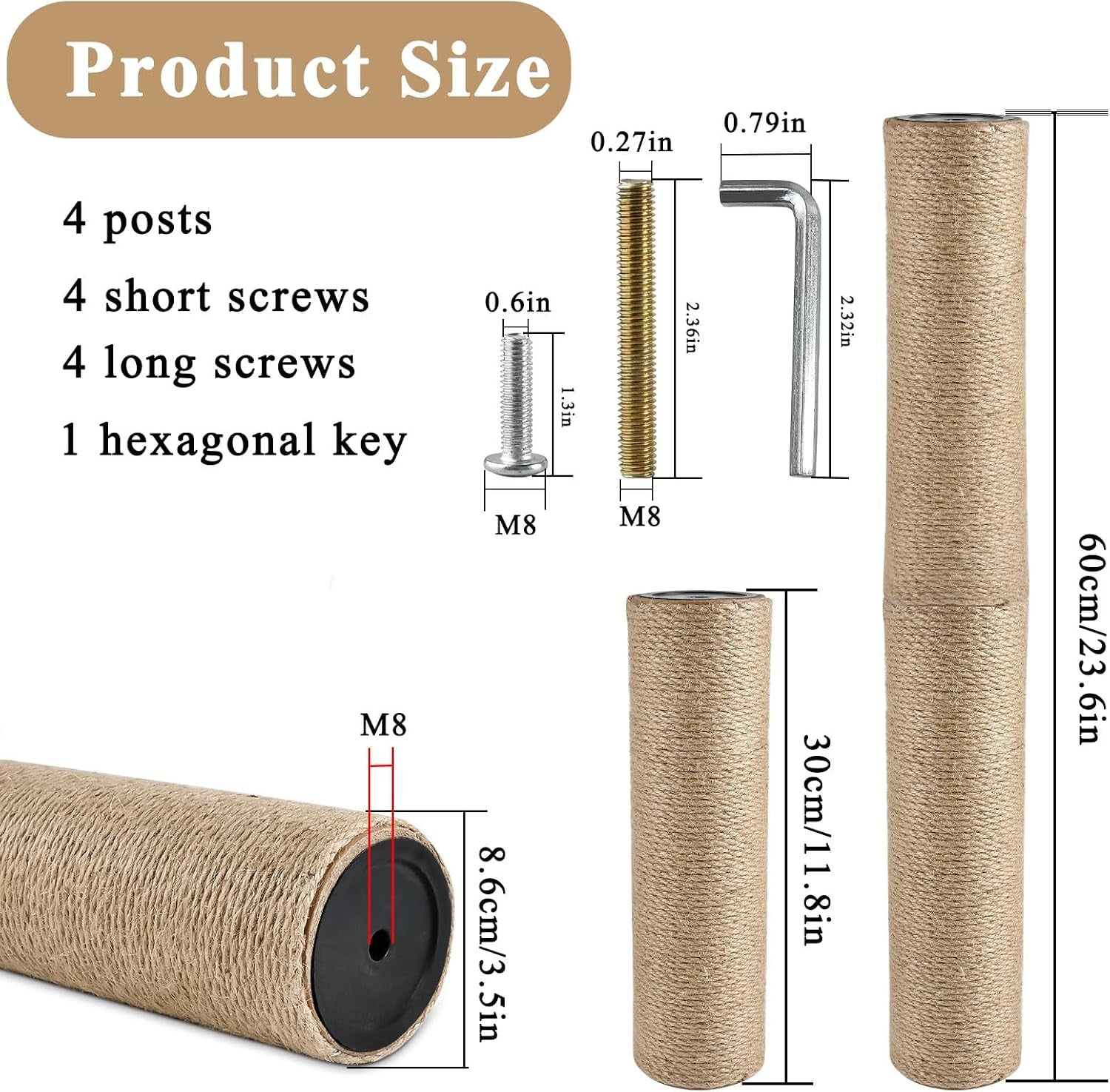 4-pcs-cat-scratching-post-replacement-natural-jute-pole-cat-tree-replacement-parts-cat-scratch-pole-with-8-m8-screws-and-1-wrench-for-indoor-kittens-tower-11-8-x-3-3-in