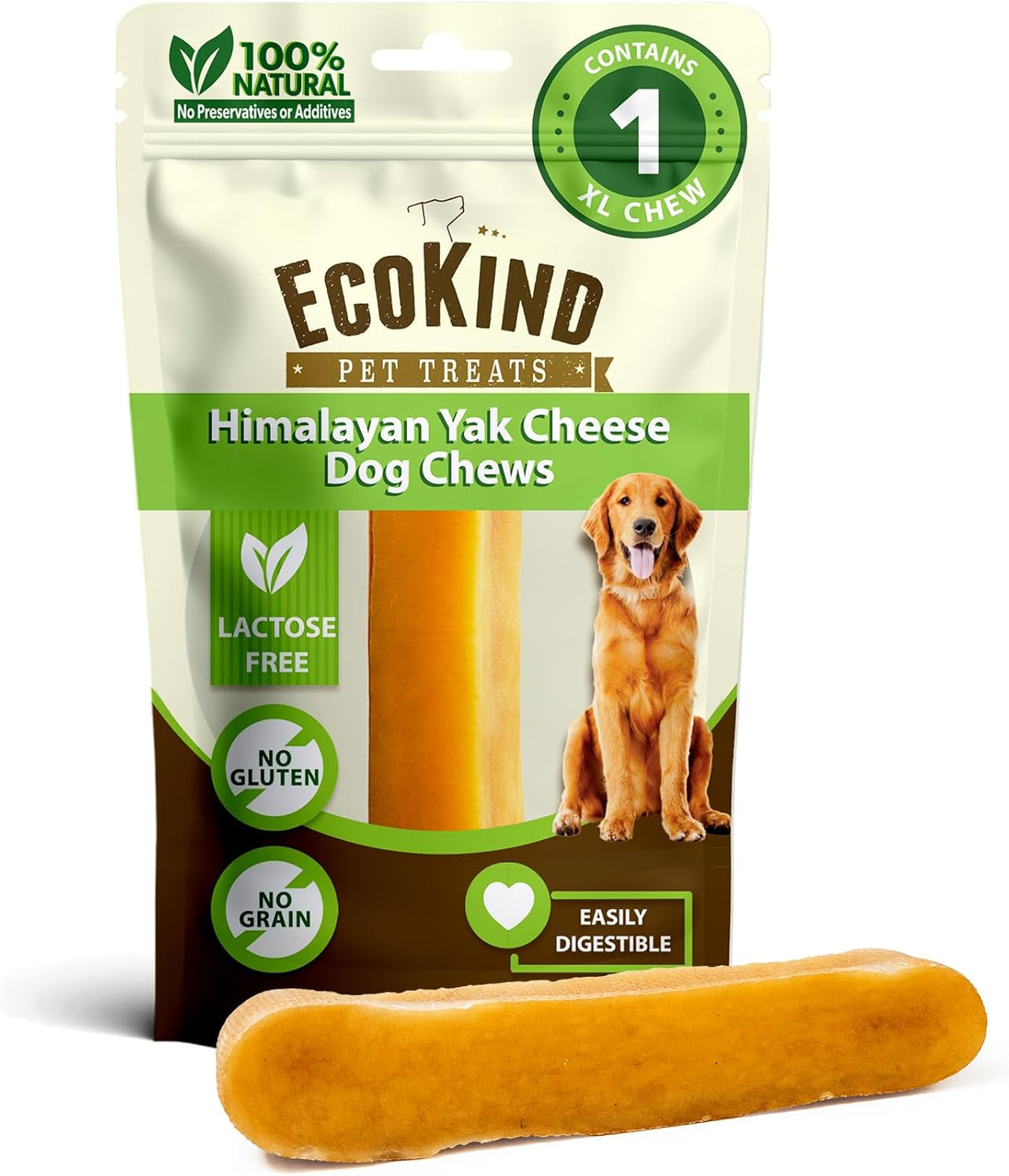 ecokind-yak-cheese-himalayan-dog-chews-yak-chews-for-large-dogs-4-5-bones-1-lb-long-lasting-for-aggressive-chewers-only-3-ingredient-natural-high-protein-dental-dog-treats-no-additives-or-lactose