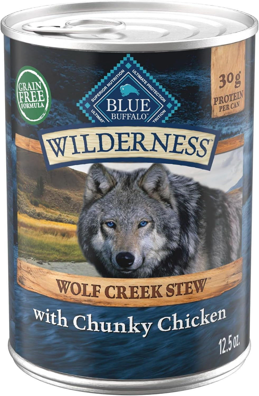 blue-buffalo-wilderness-grain-free-adult-wet-dog-food-wolf-creek-stew-with-hearty-beef-30g-protein-per-can-12-5-oz-can-pack-of-12