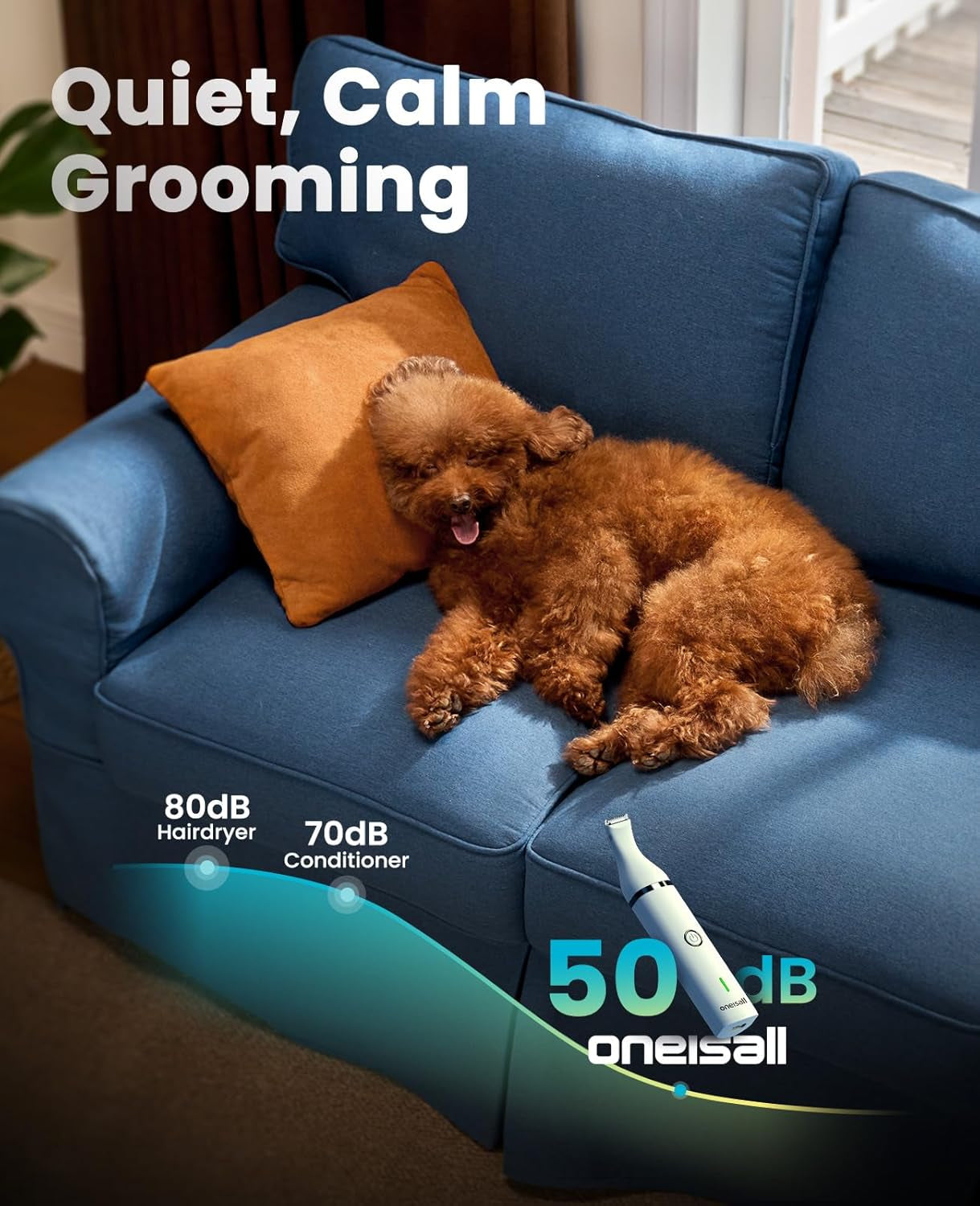 oneisall-dog-paw-trimmer-small-dog-clippers-with-double-blades-low-noise-gentle-skin-friendly-design-cordless-precision-pet-hair-trimmer-for-grooming-for-paws-eyes-ears-face-rump