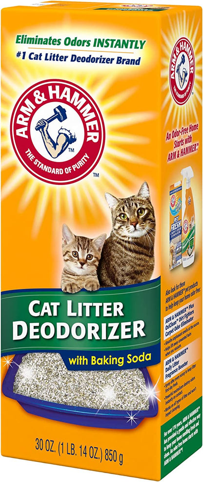 Arm & Hammer Cat Litter Deodorizer, with Baking Soda, 30 Oz10