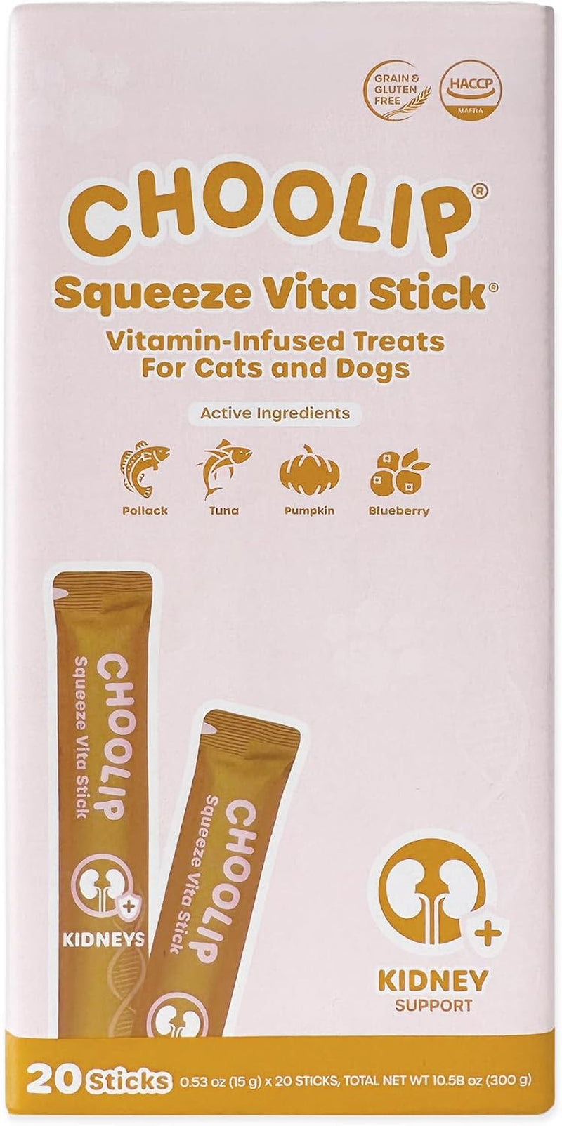 choolip-squeeze-vita-stick-lickable-cat-and-dog-treats-7-count-kidney-support-tuna-and-pollack-with-pumpkin-blueberry-and-omega-3-grain-free-vet-formulated
