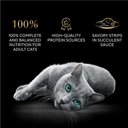 Sheba Perfect Portions Grilled Bites Wet Cat Food, Variety, 2.6 Oz, 24 Ct | Chicken, Salmon & Tuna Variety, 48 Servings, Snap-Peel-Serve Twin-Pack Trays, Complete & Balanced, Vitamins & Minerals2