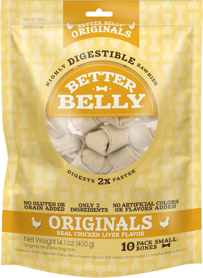 Better Belly Proteins with Real Lamb Twists, Digestible Rawhide for Dogs, 25 Count8
