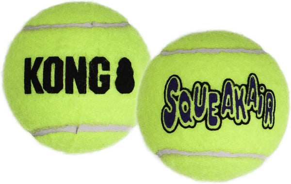 KONG - Squeakair Ball - Dog Toy Premium Squeak Tennis Ball, Gentle on Teeth (X-Small (6 Pack))5